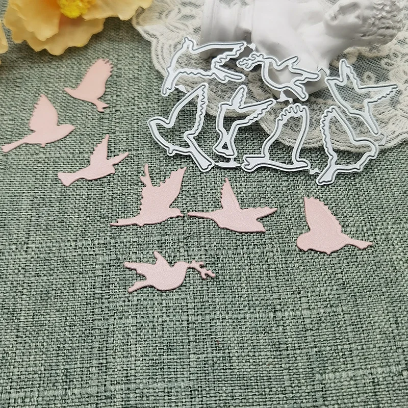 Pigeon Cutting Diy Scrapbooking Tools Goffratura Punch Stencil Artigianato Decorazione Della Carta Modelli Fustellati Stampo Per Coltelli