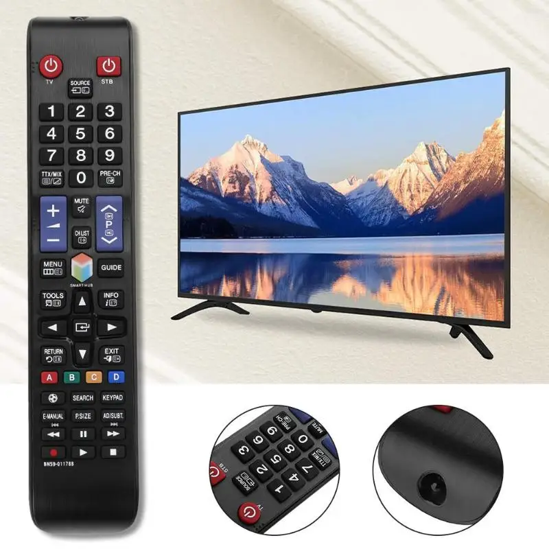 Универсальный пульт дистанционного управления для Samsung SMART TV 433 МГц с ЖК экраном
