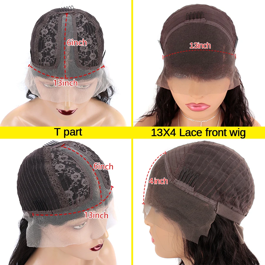 Beeos Ombre Цветные 13*4 кружевные передние парики Детские Волосы Бразильские Remy