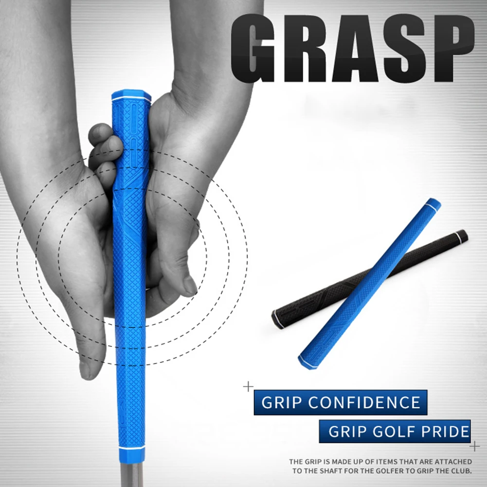 

Strong Push Non Slip Rubber Handle Accessories Practice Handheld Soft Replacement Hexagon Shaped Sports Training Golf Club Grips