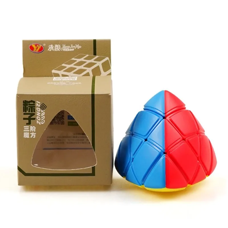 YJ Mastermorphix 3x3 волшебный кубик рубик треугольная скоростная гоночная игрушка для