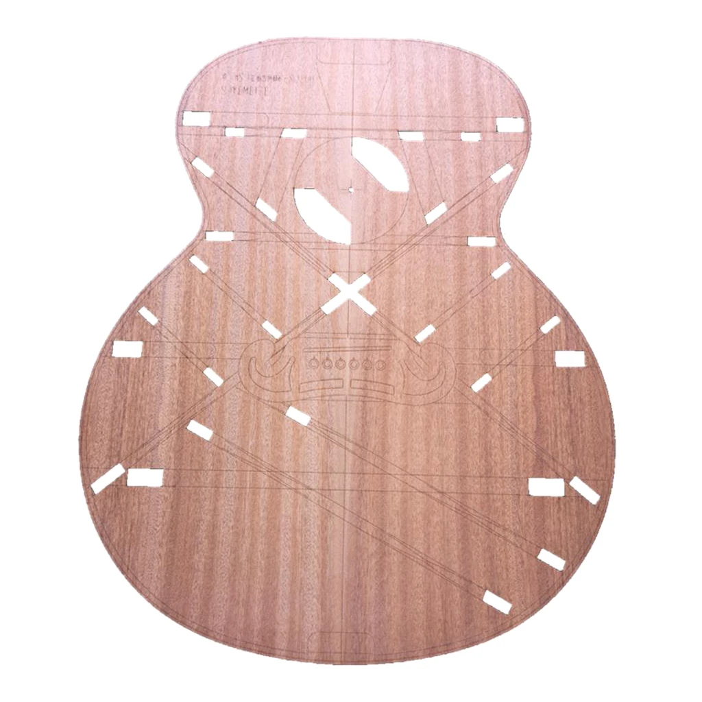 43 inch SJ200 Jumbo Acoustic Guitar Layout Template - Guitar Building