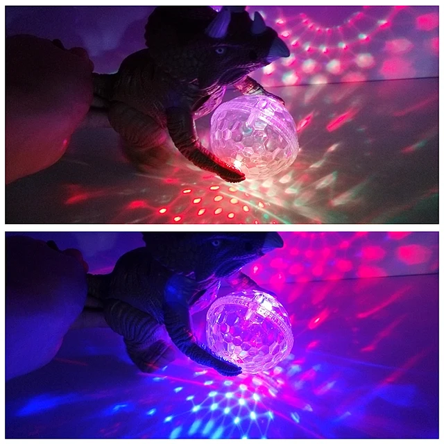 Dinosaur racing toy electric rotating light music 5