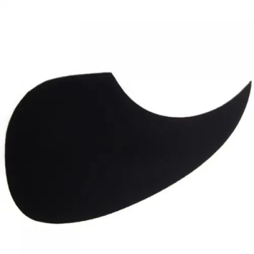 Acoustic Guitar Pickguard Black Comma Shell PVC Protective Plate Bass Guitar & Accessories