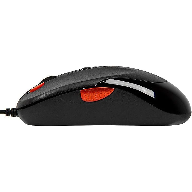Мышь A4 X-705K черный оптическая(2000dpi) USB игровая(5but