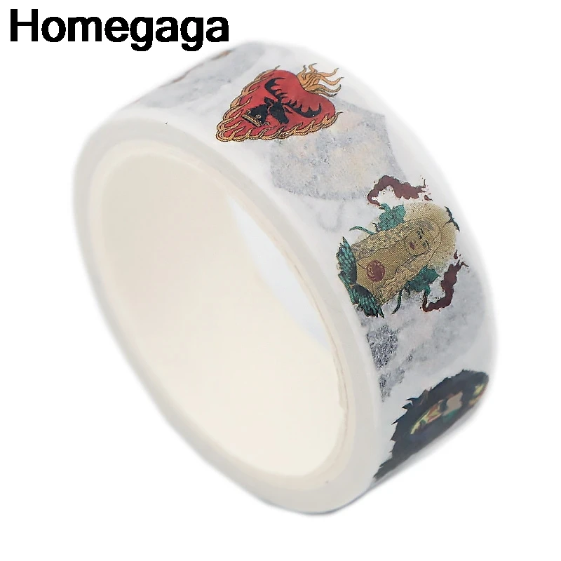 10 шт./партия Homegaga Игра престолов самоклеющаяся декоративная лента канцелярские наклейки Скрапбукинг пастеры DIY маскировки declas подарок D2345