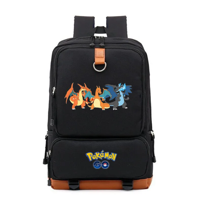 Карманный Монстр Пикачу mochila Печать Рюкзак для подростков Mimikyu Gengar школьная сумка на плечо Рабочая дорожная сумка для ноутбука рюкзак - Цвет: 8