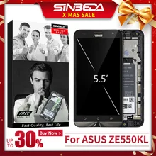 5," для ASUS Zenfone 2 Laser ZE550KL ЖК-дисплей сенсорный экран полная сборка дигитайзер с рамкой тест