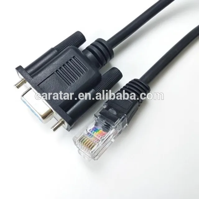 Db9 rs232 to rj11 rj12 rj45 rj25 rj9 DB9 serial debugging line firmware upgrade line DB9 to RJ45 Console Cable