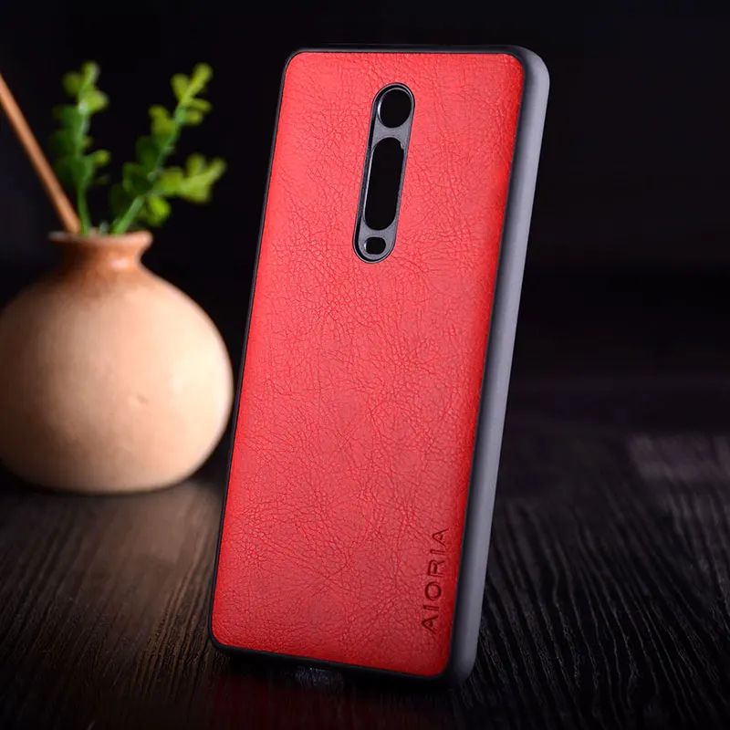 Чехол для Xiaomi Mi 9t redmi k20 pro mi9t роскошный винтажный кожаный чехол с текстурой личи из