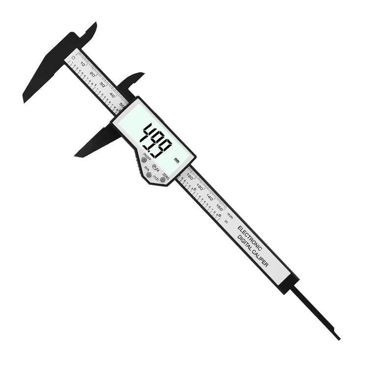OLOEY Электронный пластиковый штангенциркуль Водонепроницаемый IP54 0-150mm 6 дюймов ЖК-дисплей Цифровой штангенциркуль датчик DT205