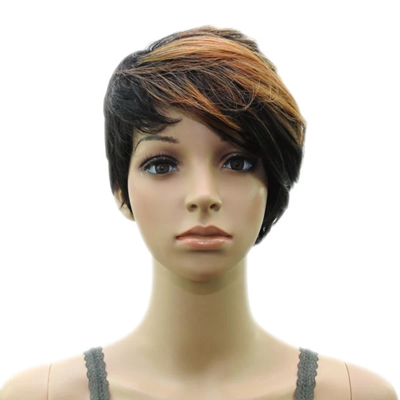 HAIRJOY синтетические волосы для женщин короткий прямой термостойкий парик 3 цвета доступны