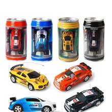4Colors Remote Control Car Mini Coke RC Car Speed Remote Control Micro Racing Car Kids RC Car Radio-controlled Toys For Children