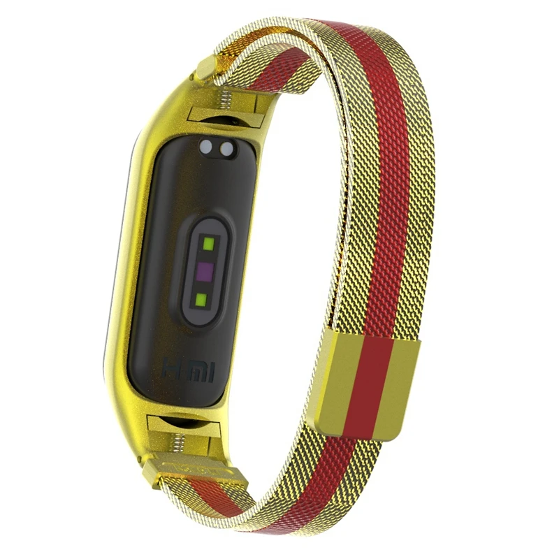 OLLIVAN металлический ремешок для Xiaomi mi Band 4 Безвинтовой браслет из нержавеющей стали браслеты Сменные аксессуары для mi Band 4 Band 3