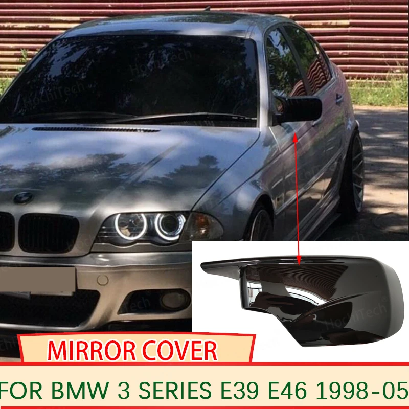 Car Side Door Rearview Mirror Cover Cap for BMW E46 316i 318i 318d 320d 320i 323i 325i 328i 330d 330i 330xi 1998-2005 ABS | Автомобили и