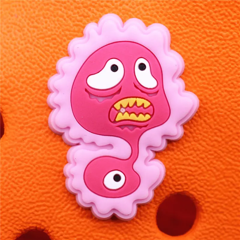 1pcs Human Organs Shoe Charms Heart Brain Stomach PVC Shoe Accessories Decoration Clog Pins Fit Party Kids Gifts
