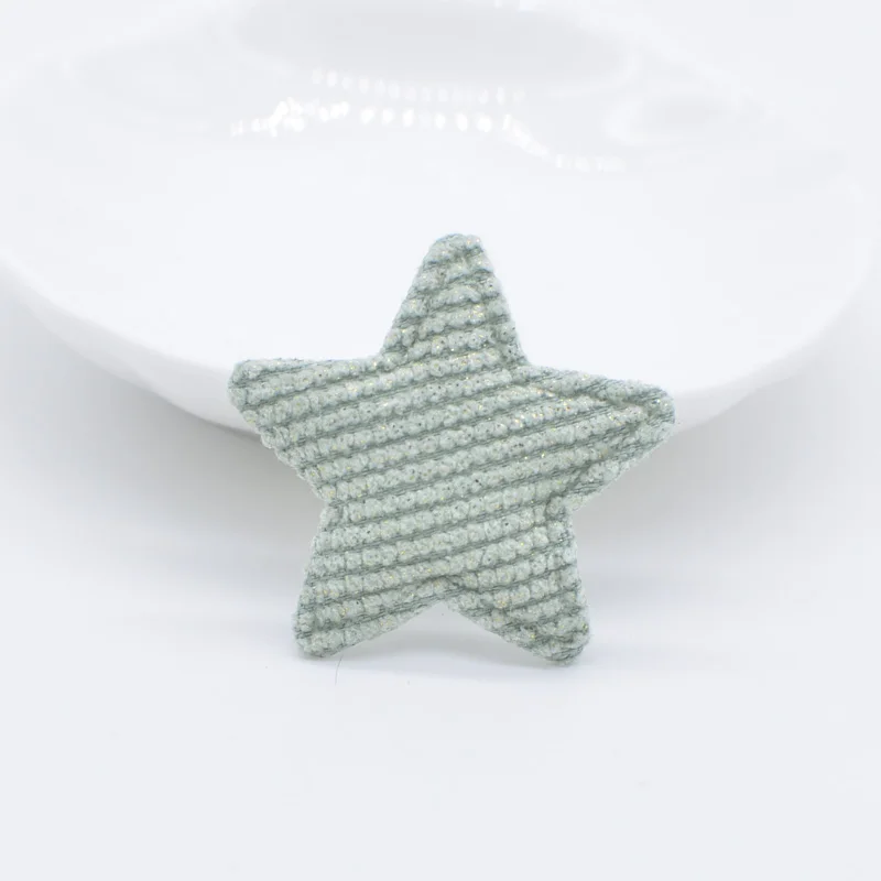 Been Green 50 шт./лот, нашивки в виде звезд для свадебной вечеринки, Рождественское украшение, самодельные поделки, Аппликации, принадлежности для детской одежды, аксессуары - Цвет: Been Green