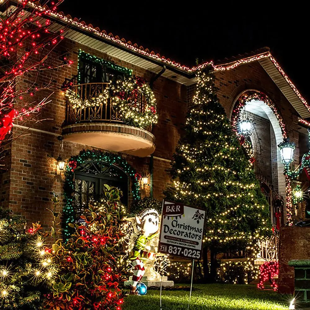 

20M 200 LED Solar Copper Wire String Light Outdoor Christmas Garden Patio Tree Solar Rope Tube Fairy Garland Light