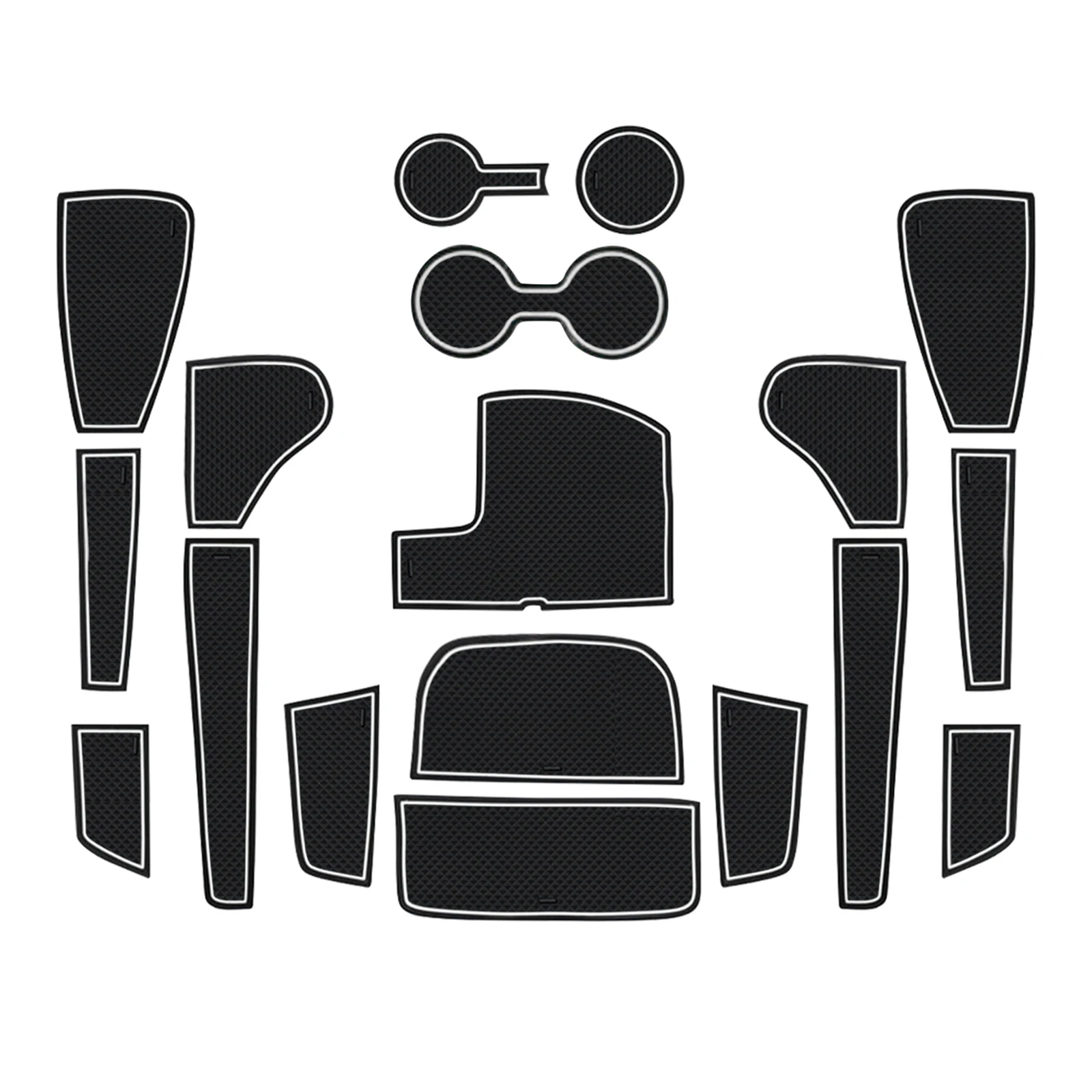 RUIYA для Kia Seltos 2021 2022 / Celtos 2020-2022 Автомобильная дверь паз коврик противоскользящий слот колодки автомобильный интерьер Kia Seltos аксессуары 2022