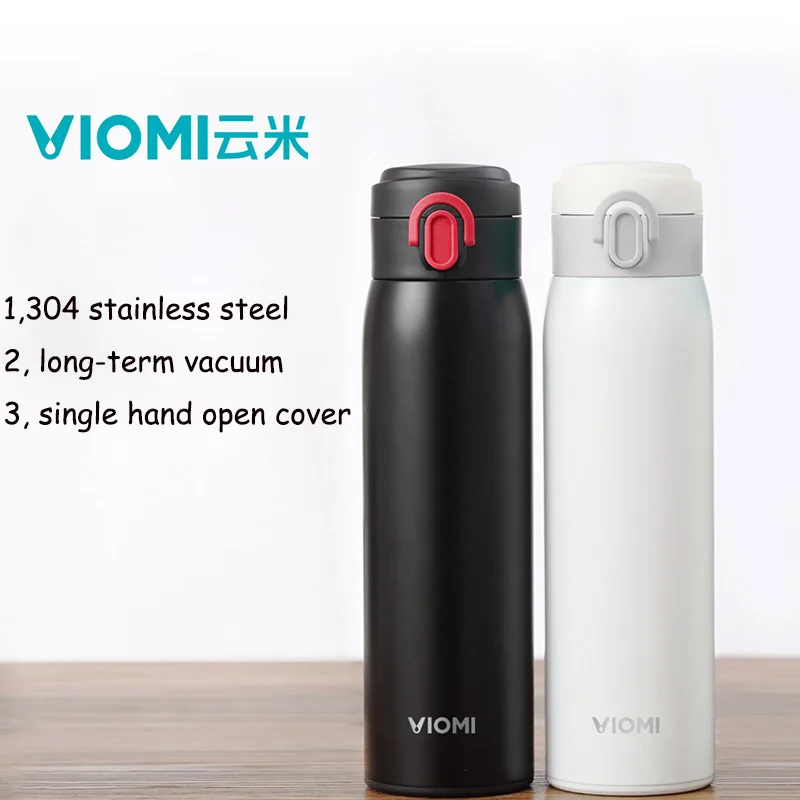 Оригинальный Xiaomi VIOMI 460 мл термос чашка из нержавеющей стали Вакуумная 24 часа