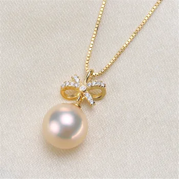 

Pendant Mount Pearl Accessories 925 sterling silver pendant of the same design Jewelry DIY No Pearl Free Shipping