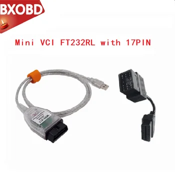 

Latest Mini VCI FT232RL V14.20.019 TIS Techstream Mini VCI J2534 Car Diagnostic Cables and Connectors Mini VCI Interface