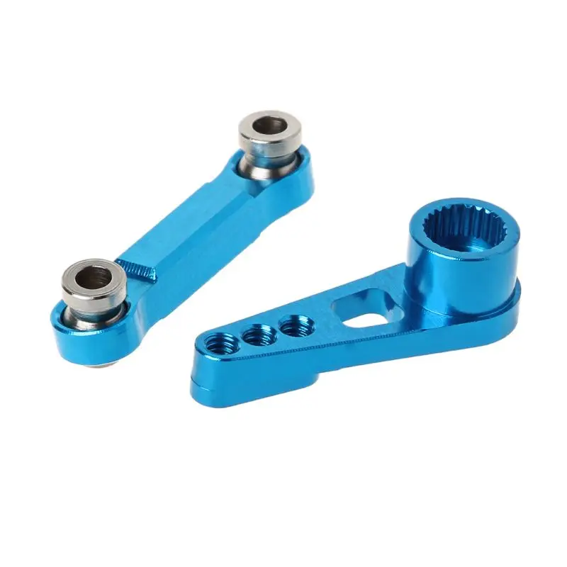 

Rudder Pull Rod 25T Servo Swing Arm for WLtoys A949 A959 A969 A979 K929-B Remote Control Car Metal Upgrade Accessories 634F