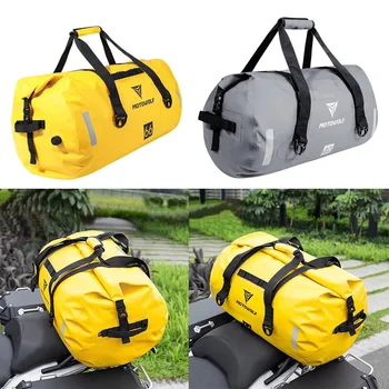 

40L 66L 80L 90L Bike Motorcycle Tail Package handbag Long-distance Backpack 6 Level Waterproof Large Capacity Motorcycle Bag