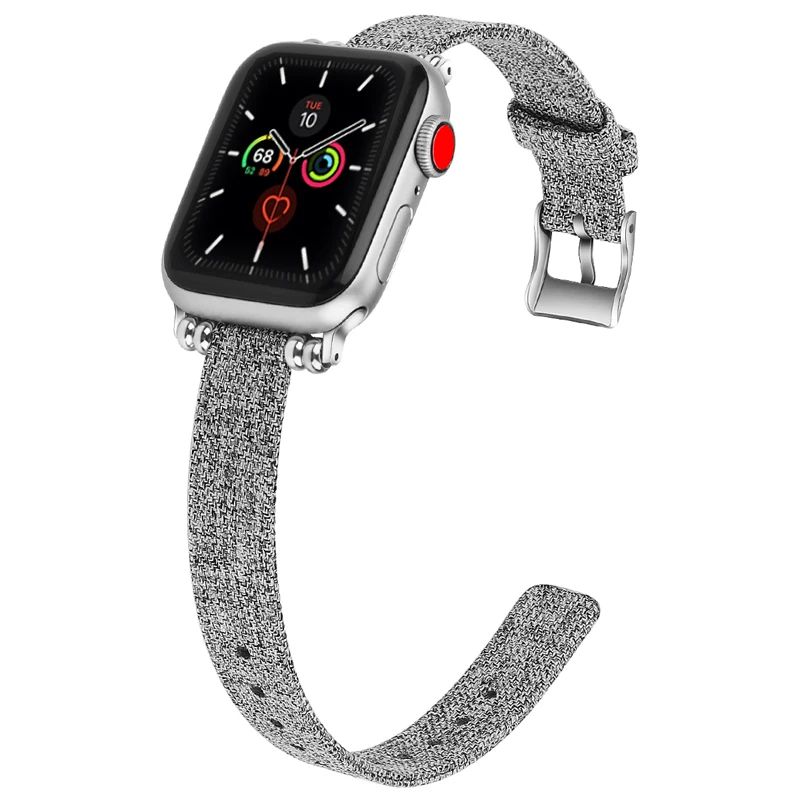 Нейлоновый ремешок для apple watch band 5 4 44 мм 40 мм ремешок для часов correa iwatch 3 42 мм 38 мм браслет на запястье bellt аксессуары для apple watch