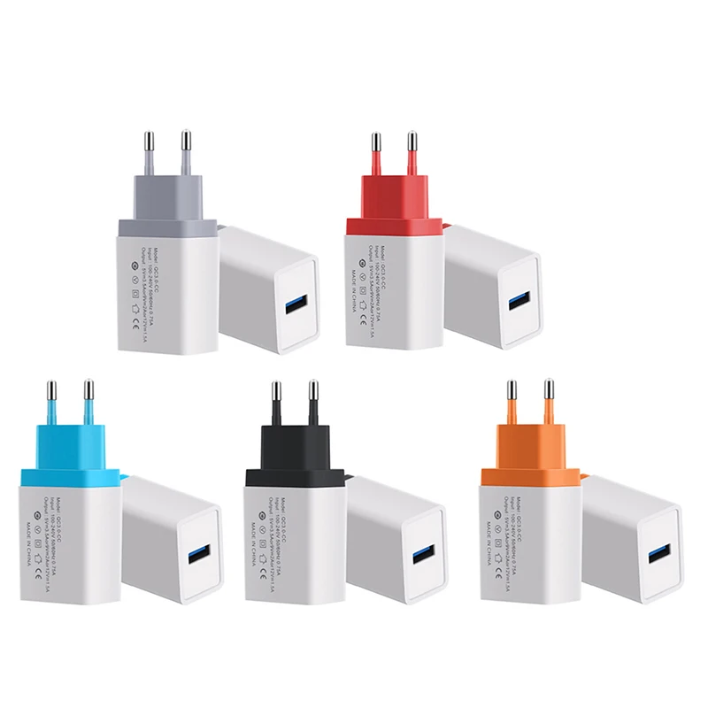 Universal Quick Charge 3.0 USB Charger Power Adapter for iPhone Samsung Xiaomi LG HTC Mobile Phones QC3.0 Travel Fast Charger