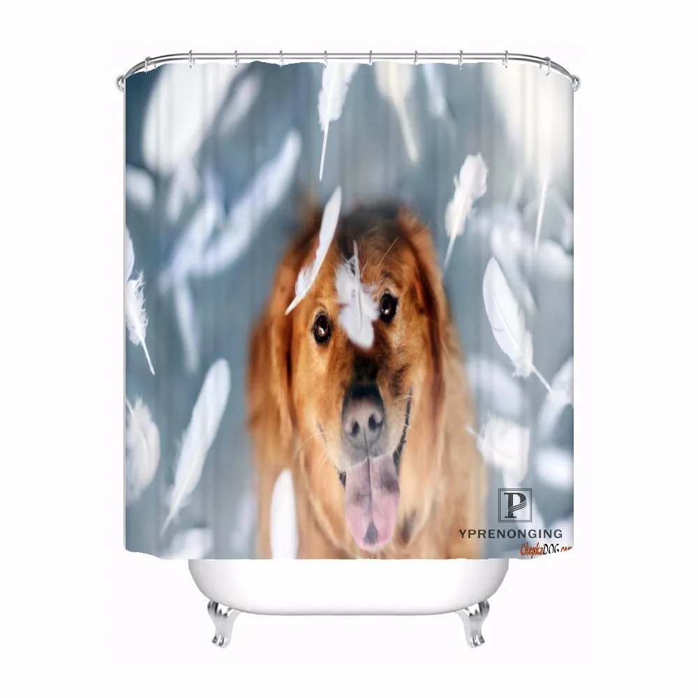 

Custom Dachshund Puppy Moden Waterproof Shower Curtain Home Bath Bathroom s Hooks Polyester Fabric Multi Sizes180509-27