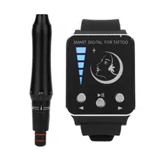 Dermografo микроблейдинг роторная Татуировка микропигментацион татуировка машина носимое устройство часы Тип контроллер бровей губ