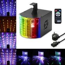 18 Вт DMX512 RGB светодиодный вечерние лампы 7 каналов светодиодные диско-фонари для сценического освещения Свадьба День рождения караоке изменение цвета AC110-240V