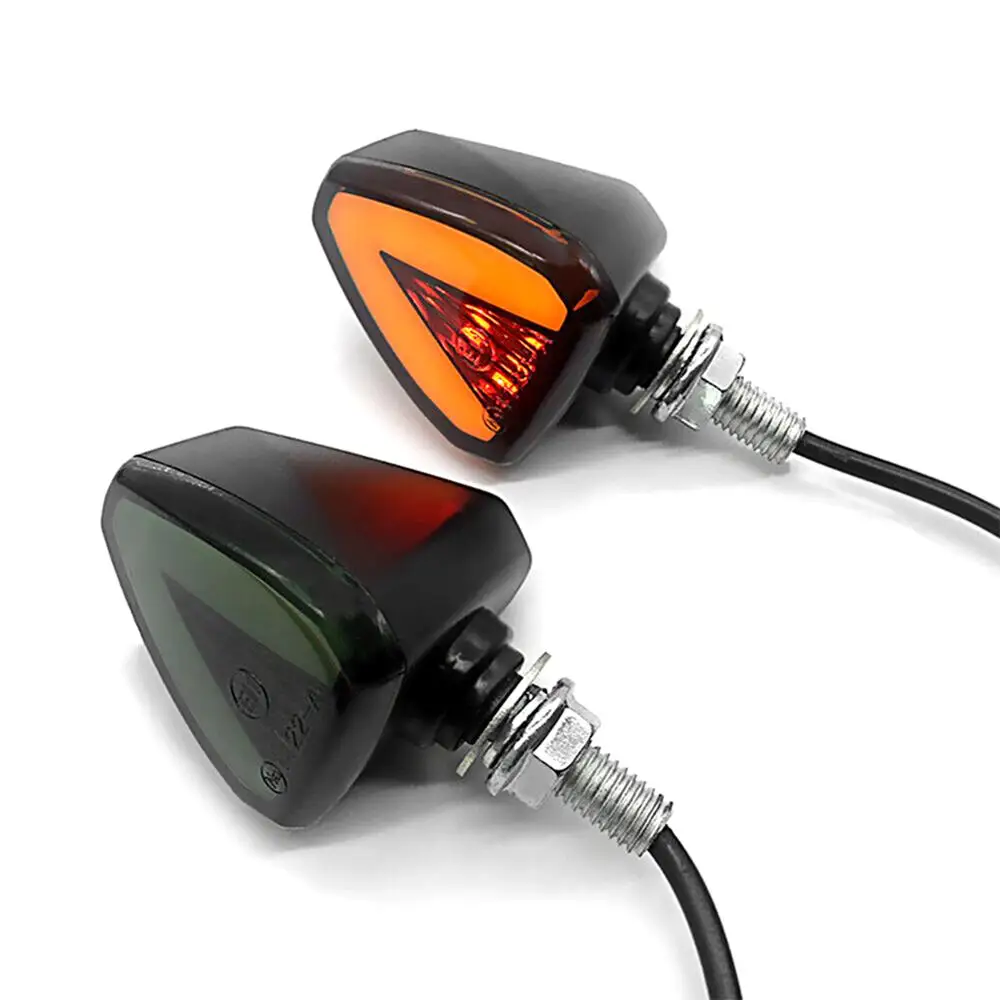 

2 PCS Universal Motorcycle Bike LED Turn Signal Light Waterproof Amber Led Indicator Blinker Flash Bike Lamp