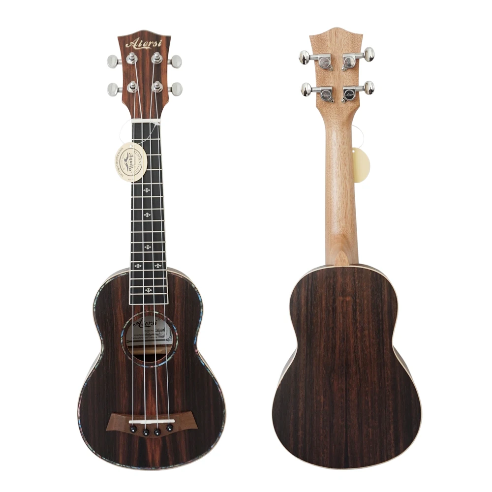 21 дюймов jave ebony uke Гавайская гитара с сумкой|Укулеле| |