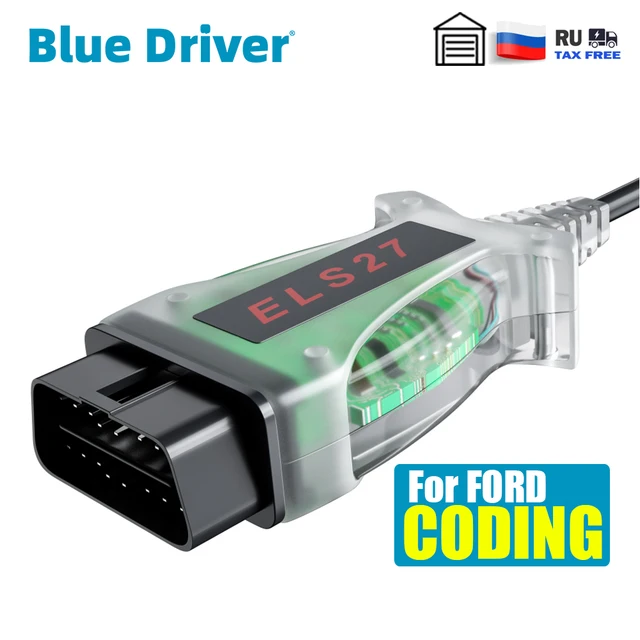 ELS27 – outils de Diagnostic de voiture pour Ford, Scanner pour voiture, connexion USB, prise OBD2 