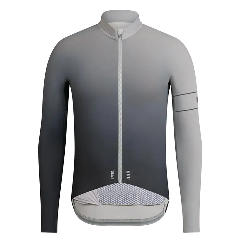Rapha RCC одежда для велоспорта с длинным рукавом Джерси летний нагрудник длинная гелевая Подушка Roopa Ciclismo Invierno дорожный велосипед мужские колготки Триатлон - Цвет: 11