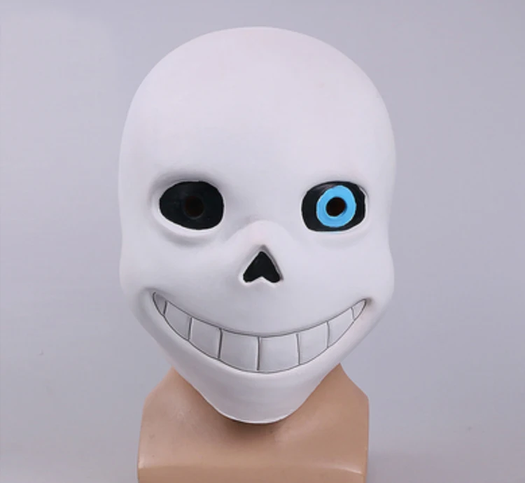 Blue eye 2 Undertale маска Sans Хэллоуин игра маска-Аниме cos Маскарадная маска Гладиатор жуткий череп маска для Хэллоуина - Цвет: Blue eye 2
