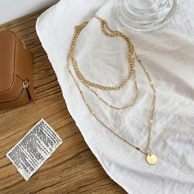 Vintage Necklace on Neck Gold Chain Women's Jewelry Layered Accessories for Girls Clothing Aesthetic Gifts Fashion Pendant 2022 5