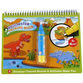 

COOLPLAY Magic Water Drawing Book Coloring Book Doodle with Magic Pen Painting Drawing Board For Kids Toys Toy Birthday Gift din