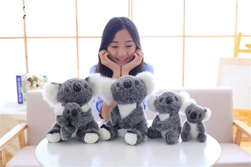 

Kawaii Australia Koala Koalas Bear Plush Toy Triver Stuffed Animals Doll Mom Baby Kids Infant Girls Toys Birthday Gift Decor