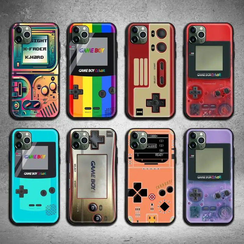 Ретро ручной Gameboy консоли тетрис чехол для телефона iphone 12 11 Pro Max Мини XS 8 7 6 6S Plus X 5S SE