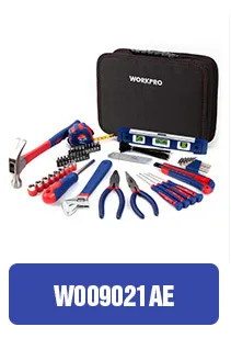 WORKPRO Home Tool Set Household Tool Kits Socket Set Screwdriver Set Home Repair Tools for DIY Hand Tools