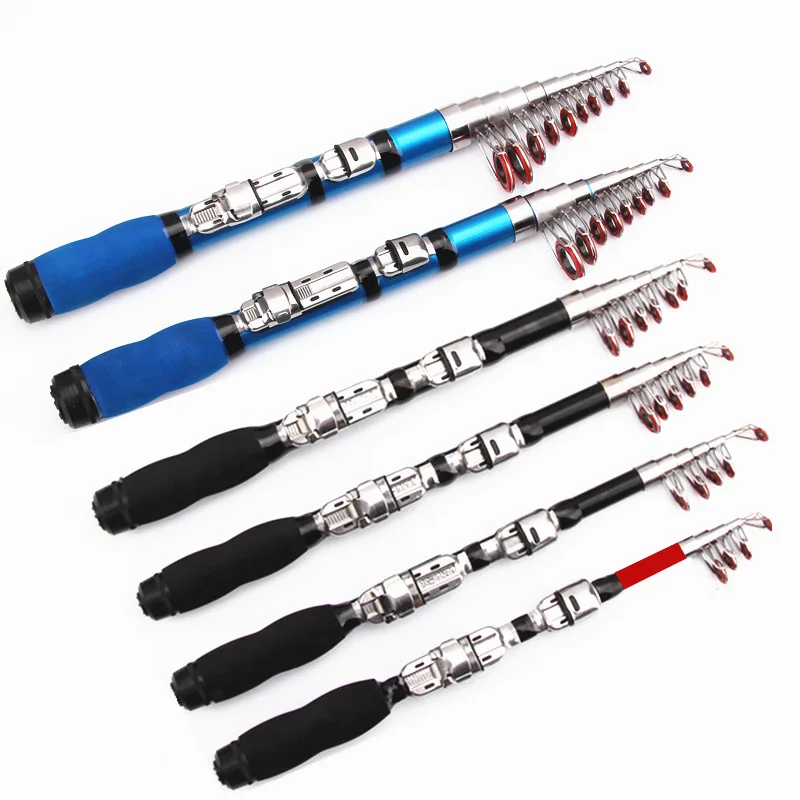 Портативная телескопическая мини-удочка 1-2 3 м FRP удочка для подледной рыбалки рек