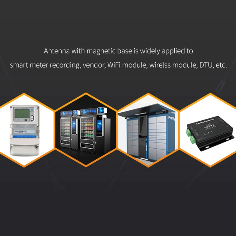 Антенна 915MHz 868MHz Lora 900MHz с магнитным основанием Omni антенны с высоким коэффициентом усиления с SMA Male Vendor DTU Aerial TX900-XPL-100(33