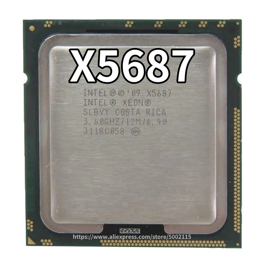 Intel-Xeon series cpu X5670, X5570, X5650, X5572, X5575, X5680 для материнской платы компьютера LGA 1366