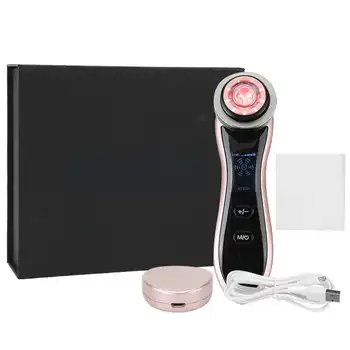

7-In-1 RF Face Machine EMS Ion Cleaning Face Machine Ice Compress Vibration Massage Face Care Machine Face Care Device