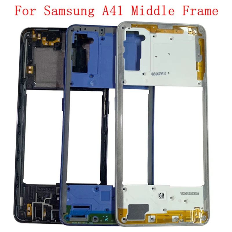 

Корпус средней рамки телефона для Samsung A41 A415 Центральная Крышка корпуса с кнопками Запасная часть