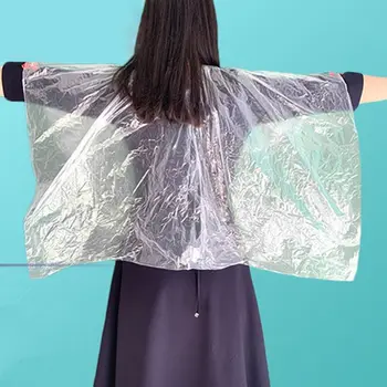 

200 Pcs Hair Cutting Cape Disposable Hair Salon Capes Haircut Apron Barber Tool 667D