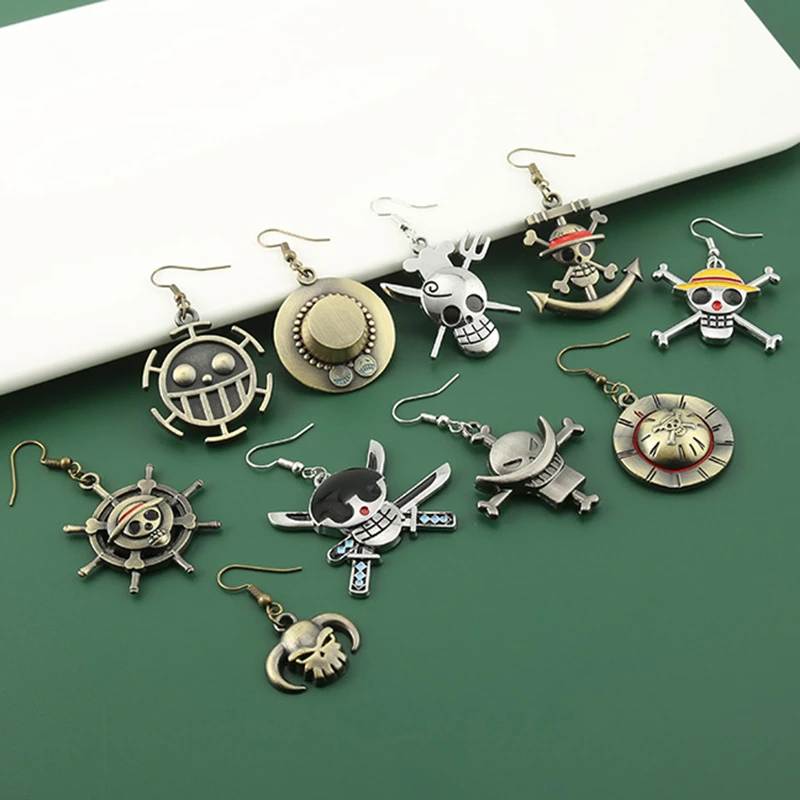 Anime One Piece Drop Earrings For Women Man Jewelry Luffy Zoro Gift Bijoux Dangle Hanging Earrings Accessories 21 Trend Drop Earrings Aliexpress